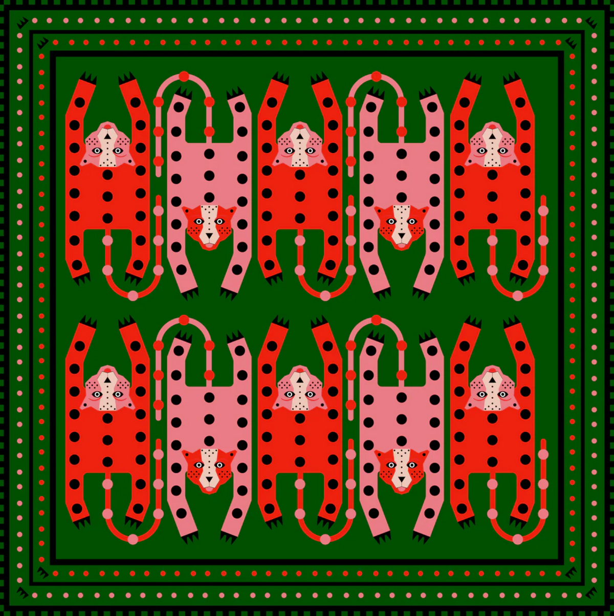MUR Whimsy Cheetah Bandana