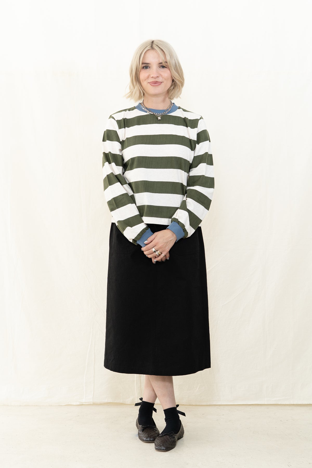 Beaumont Organic Sierra Sue in Olive/Ecru