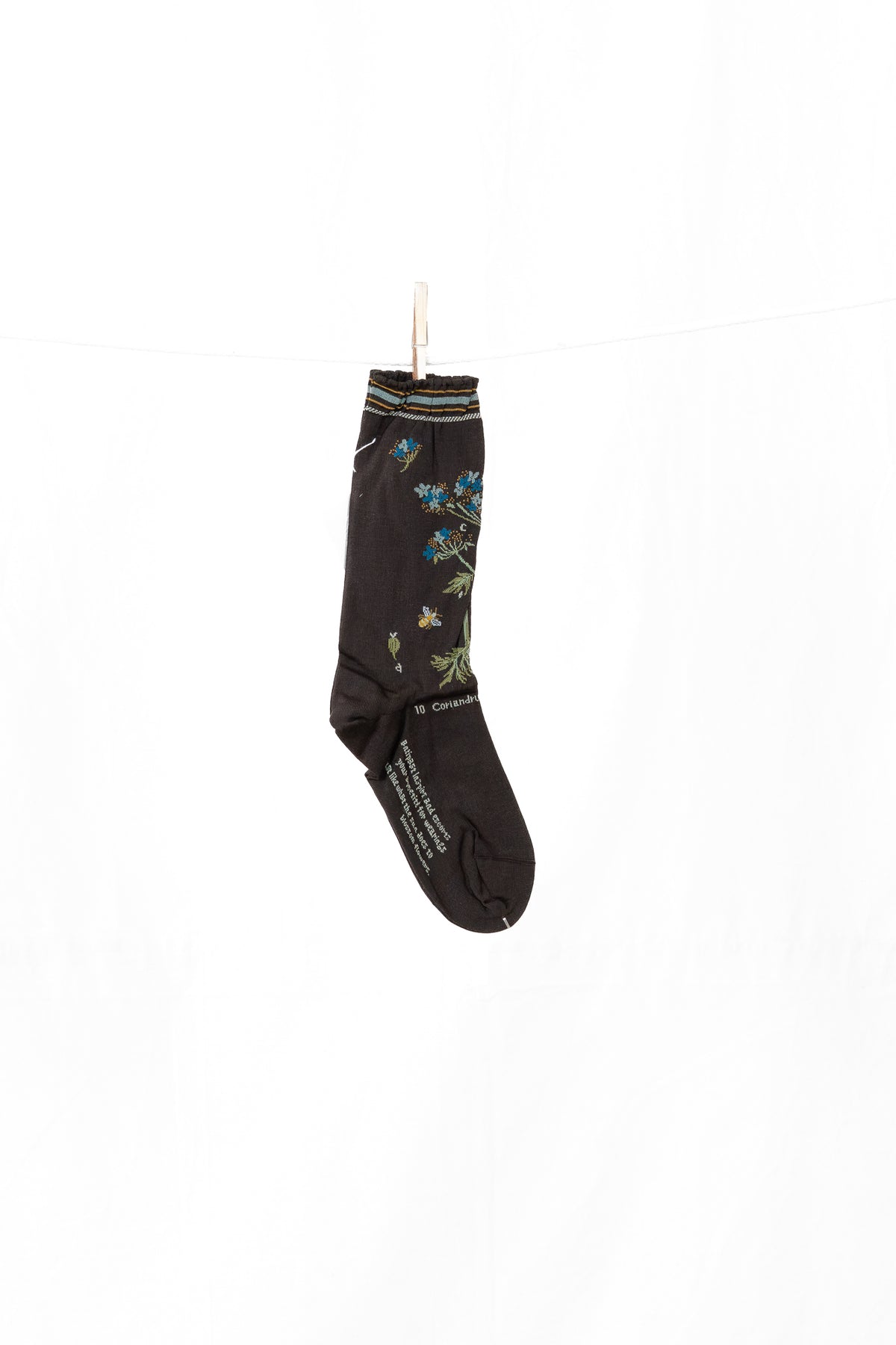 Antipast Botanical XII Women's Socks - Dark Brown