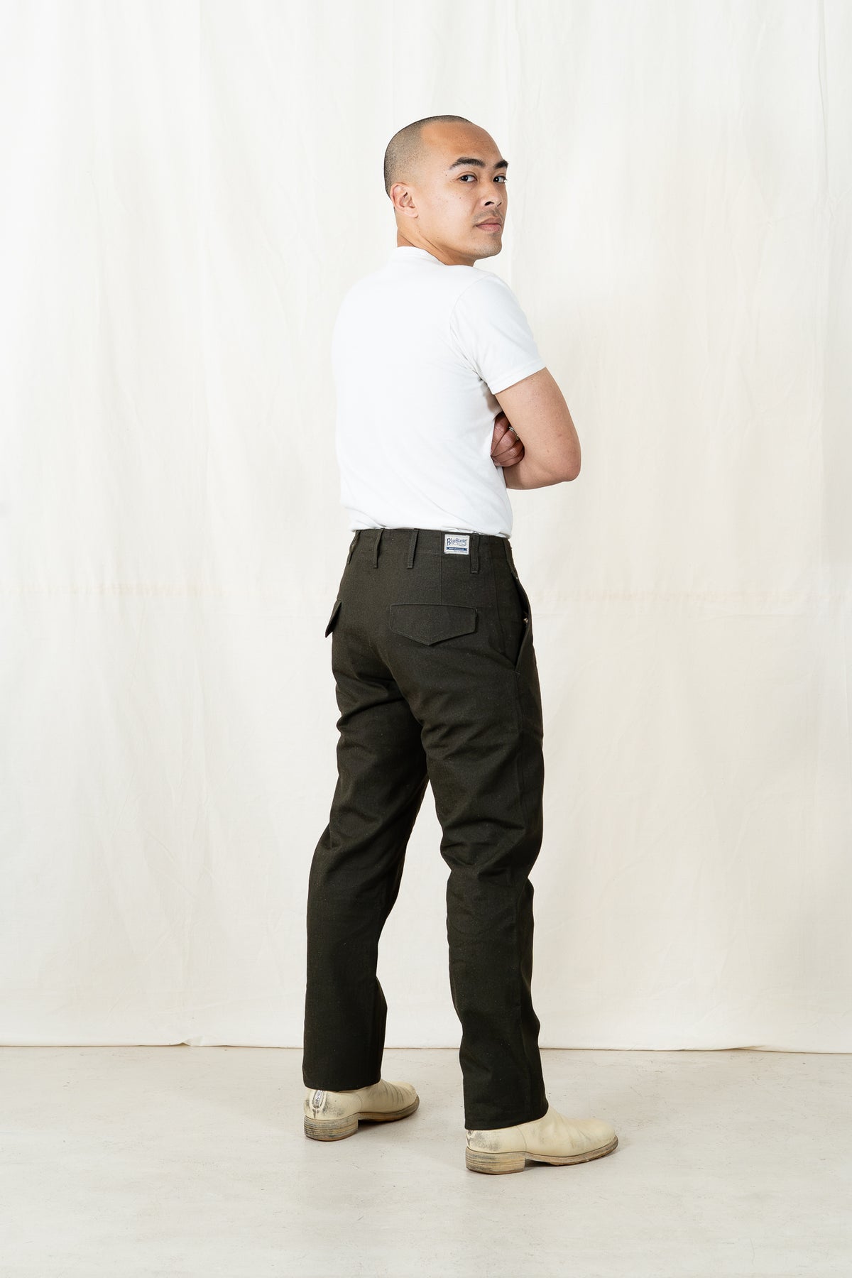 Blue Blanket P23 IT 19 Classic Military Trouser