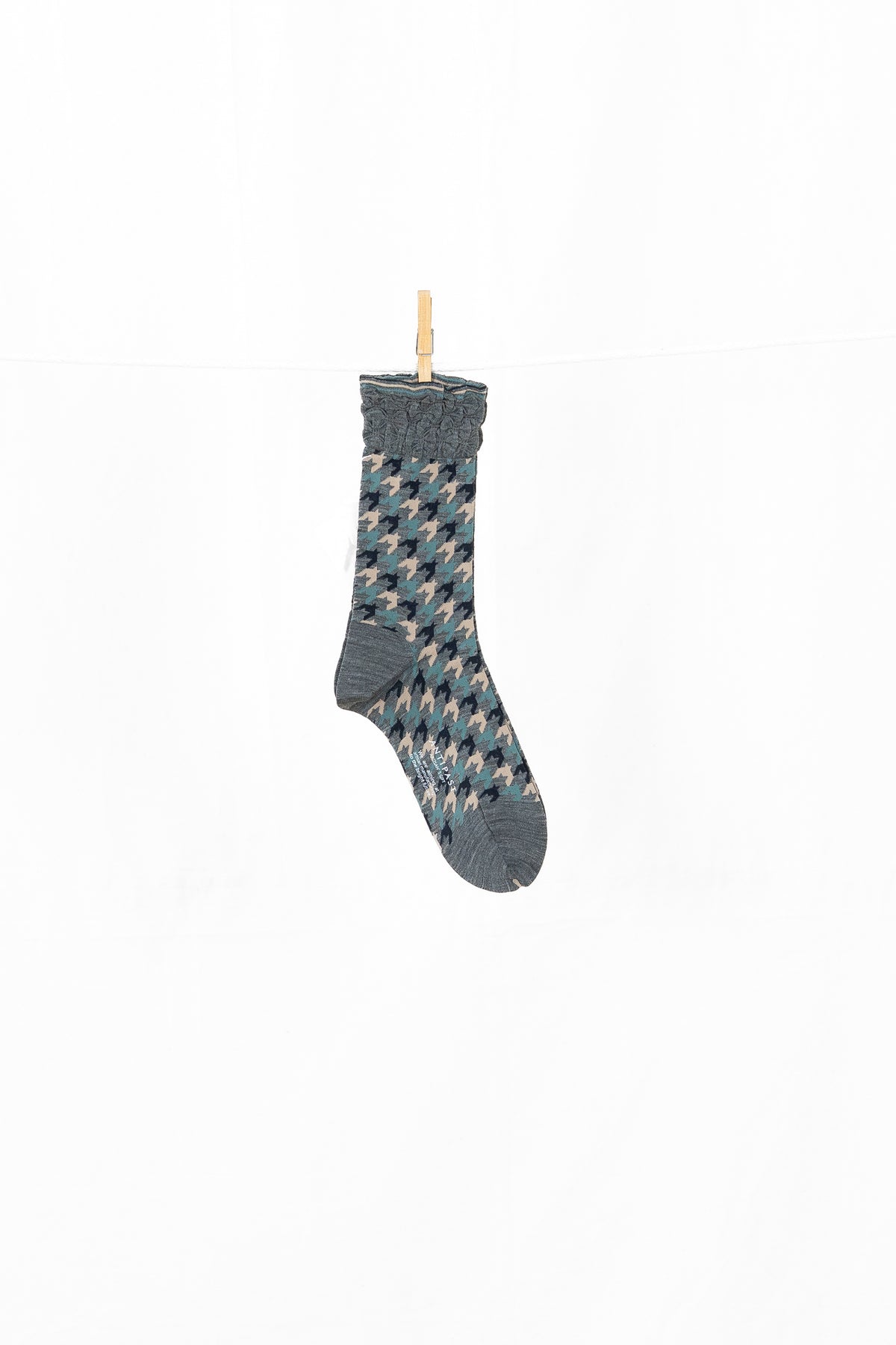 Antipast Chidori Women's Socks - Mix Grey