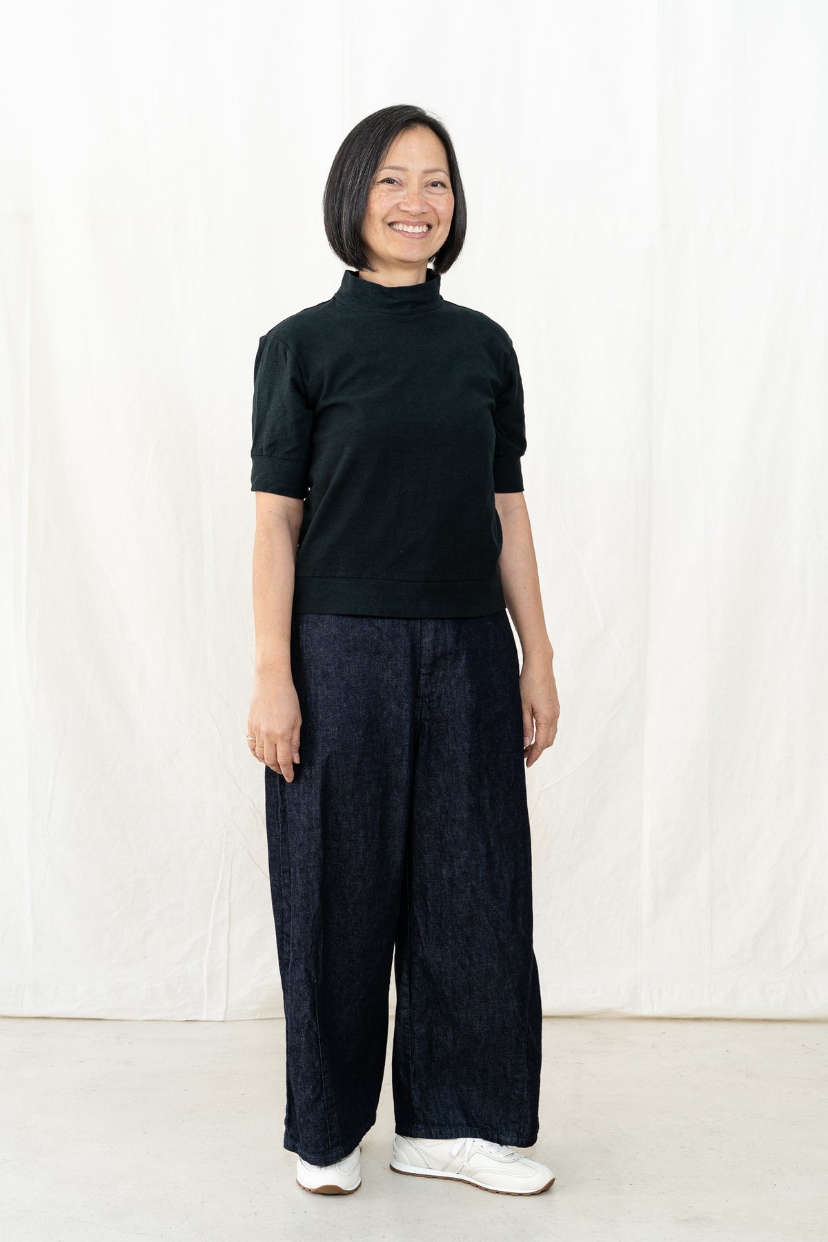 TEZOMEYA Hi-Neck T-Shirt