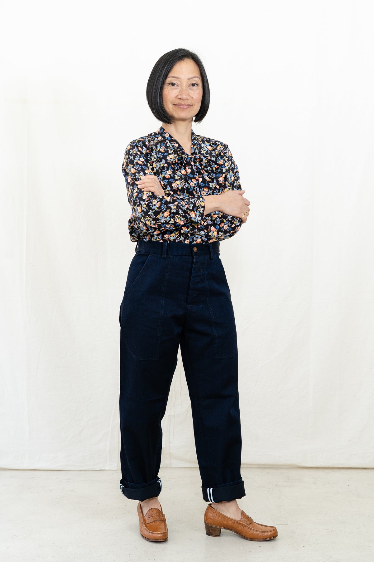 HYE SUN MUN Cotton Garden Pants