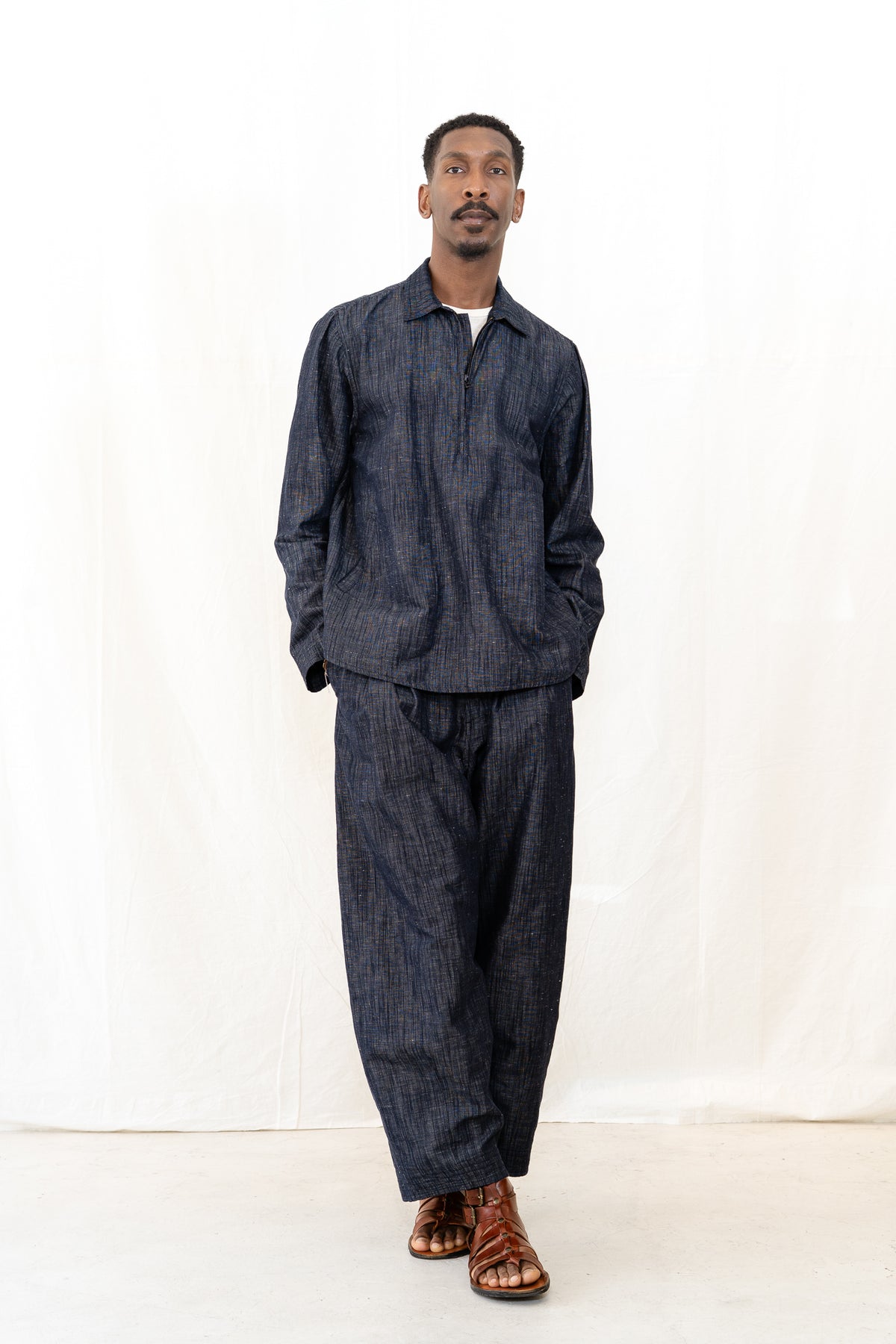 HANSEN Bruno Jacket in Washed Navy
