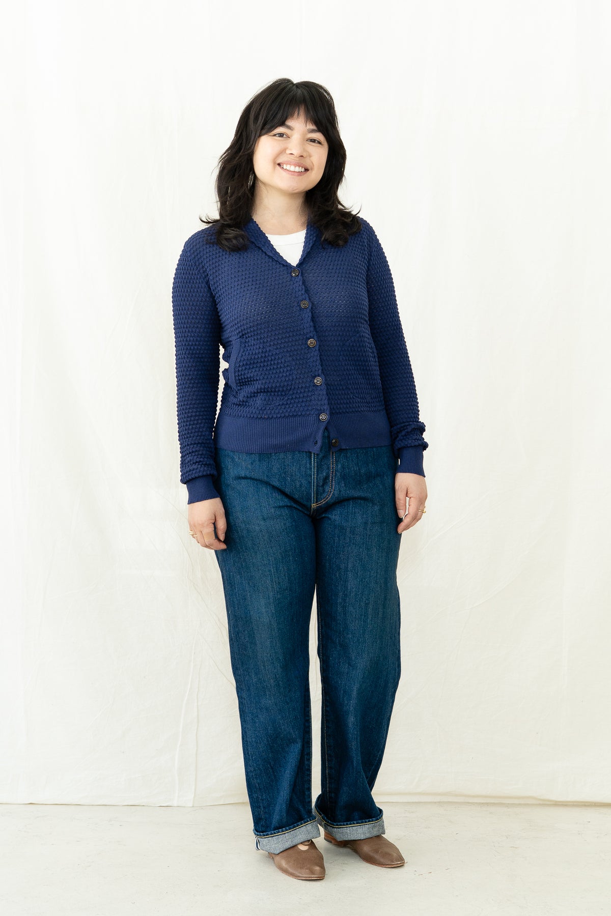 GRP TEC 2/14 Women's Shawl Collar Cardigan