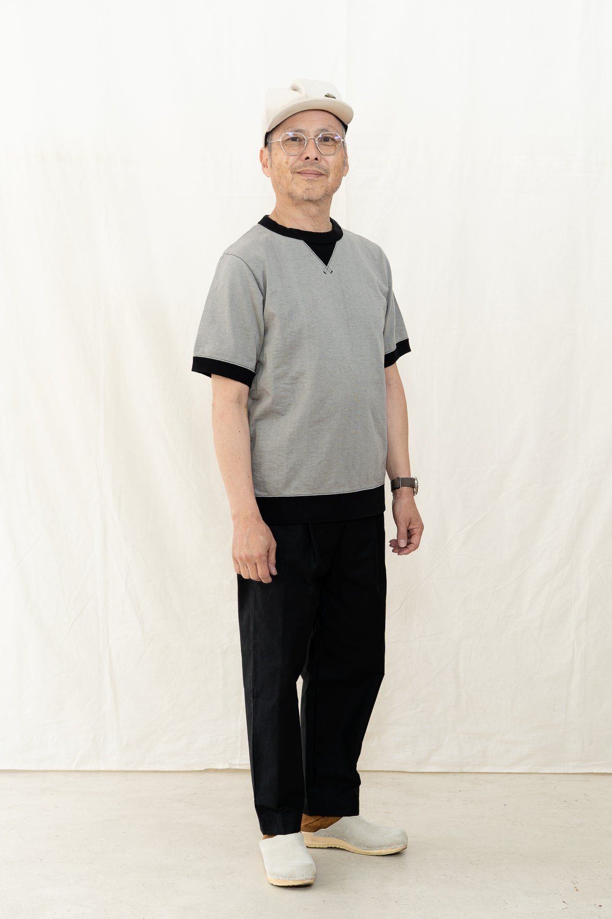 Jackman Dotsume Rib T-Shirt