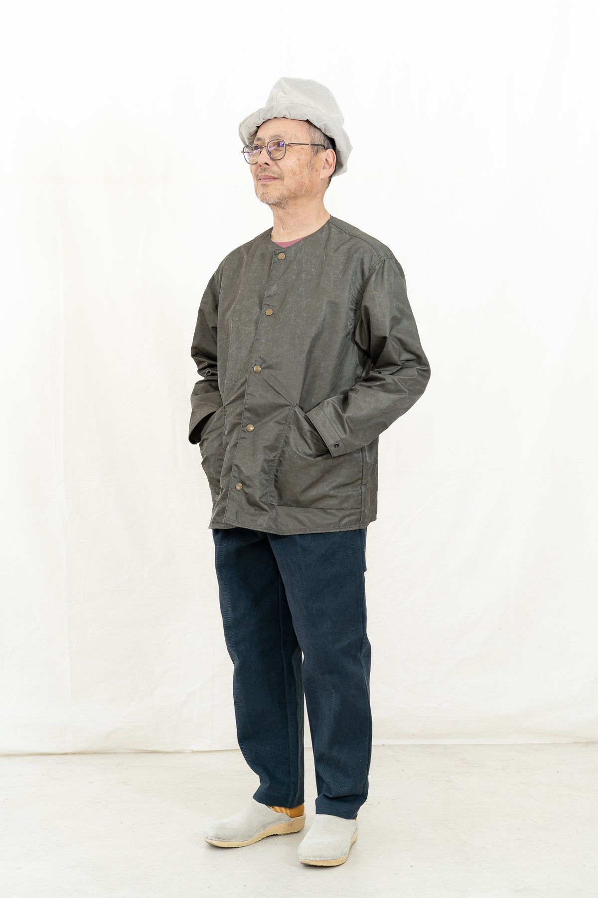 Jackman Pigment Collarless Jacket