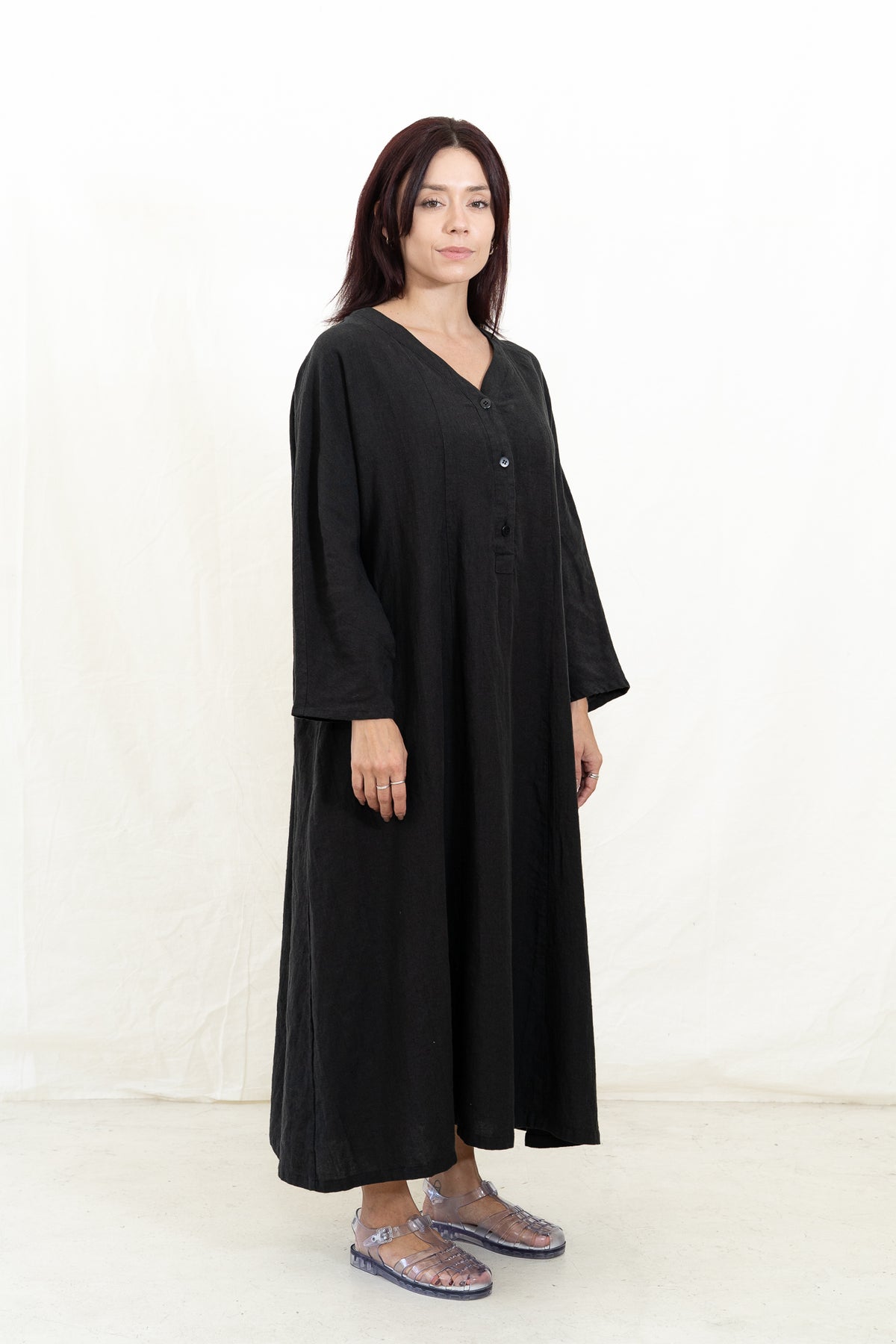 SARAHWEAR Plain Linen Dress