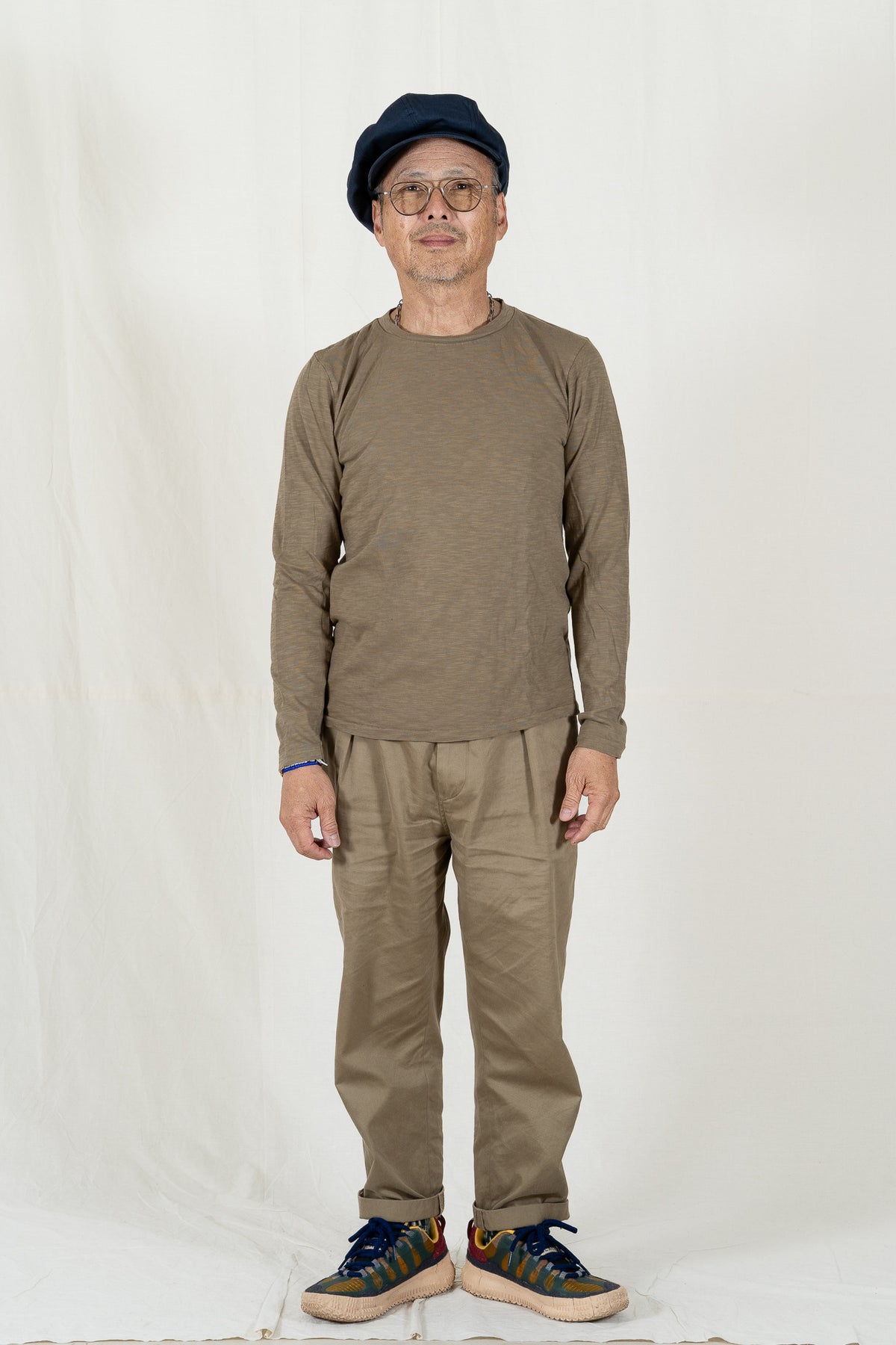 Velva Sheen Rolled Long Sleeve T-Shirt