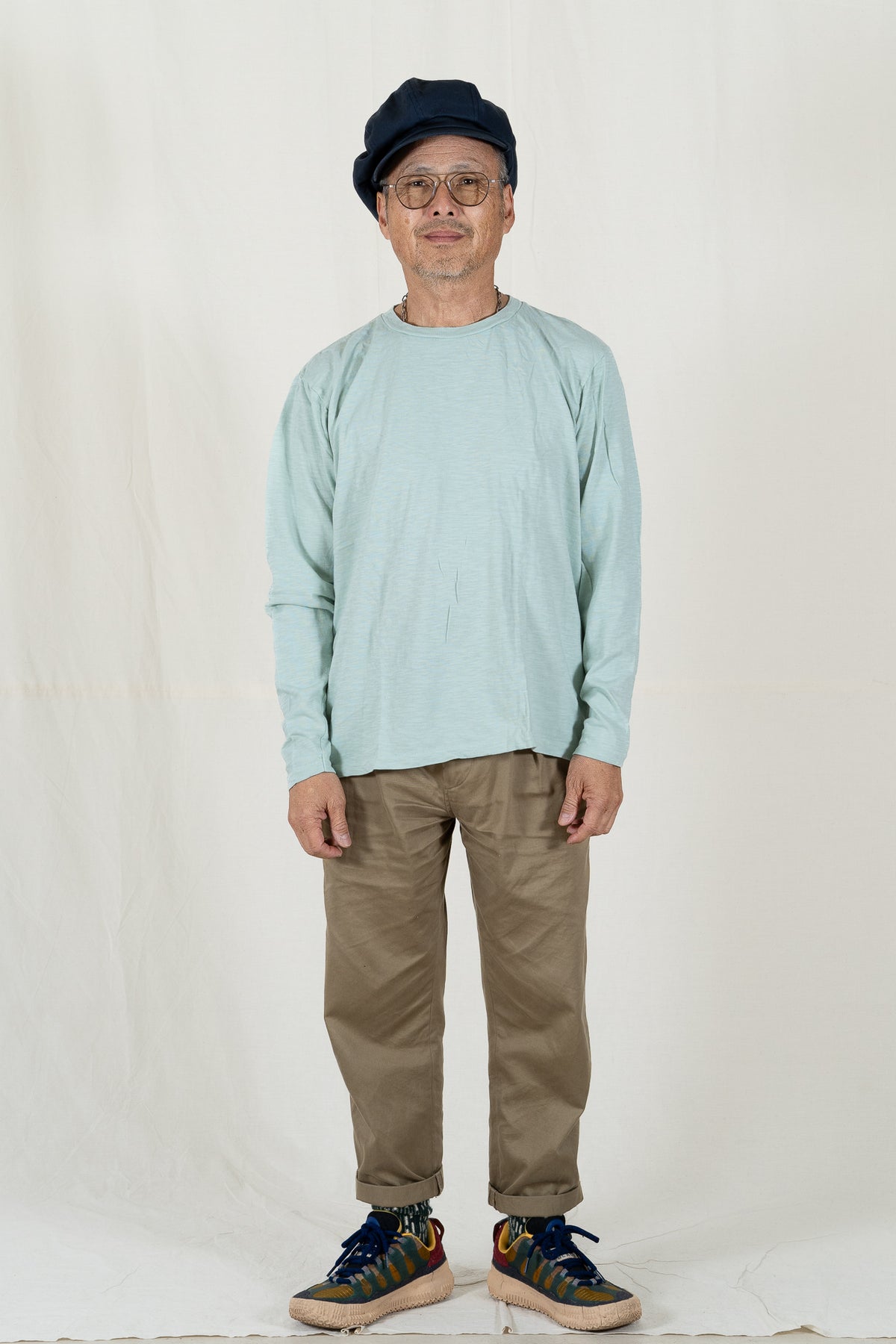 Velva Sheen Rolled Long Sleeve T-Shirt