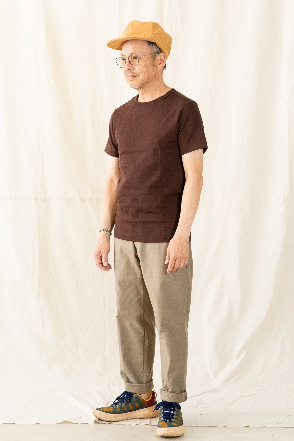 Merz b.Schwanen 215 Loopwheel T-Shirt-Coffee