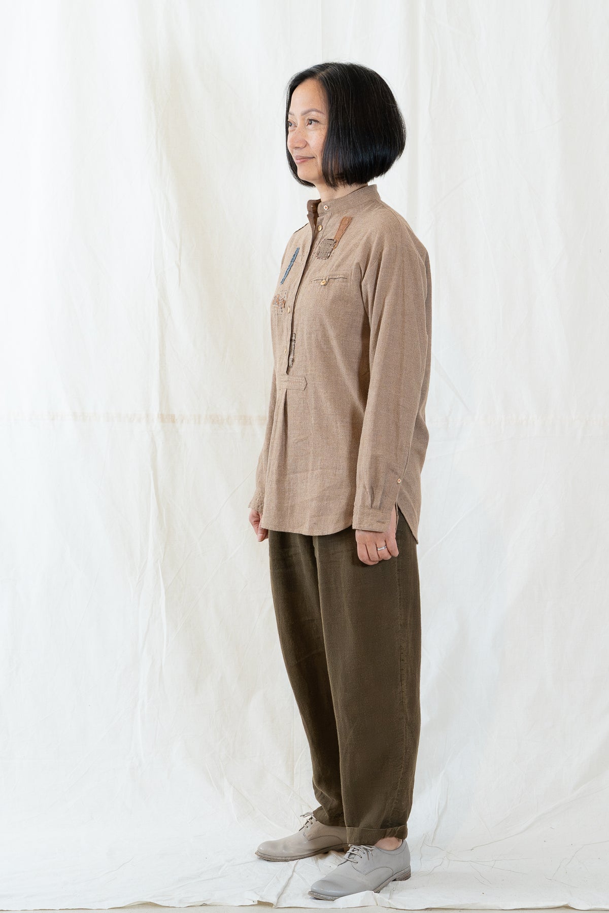 HYE SUN MUN Boro Frankenthaler Shirt