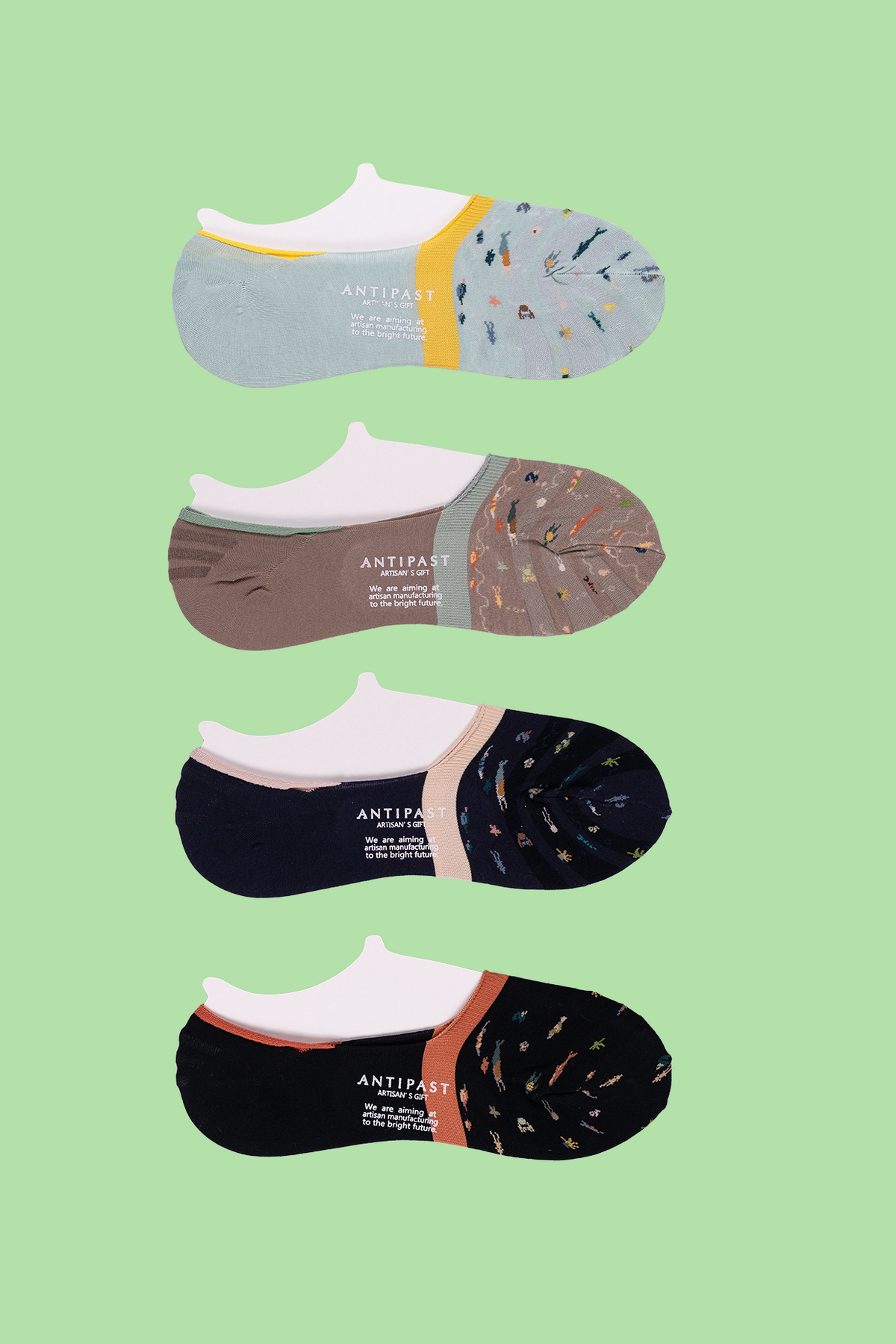 Antipast Women's Sea Paradise No Show Socks