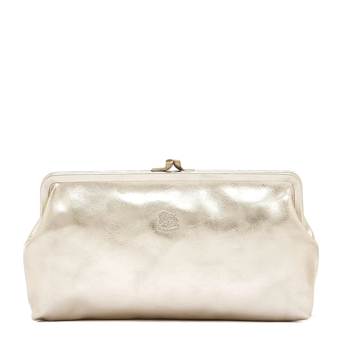 Il Bisonte Manuela Clutch Bag in Platinum