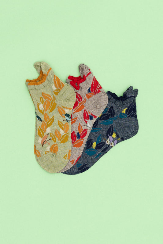 Antipast Women's Olive + Bird Cover Socks