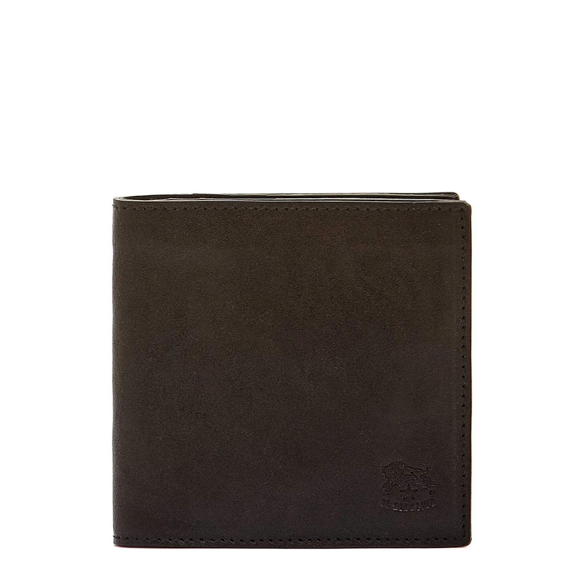 Il Bisonte Galileo Bi Fold Wallet- Black
