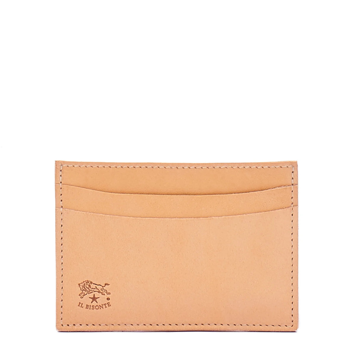 Il Bisonte Classic Card Case in Natural