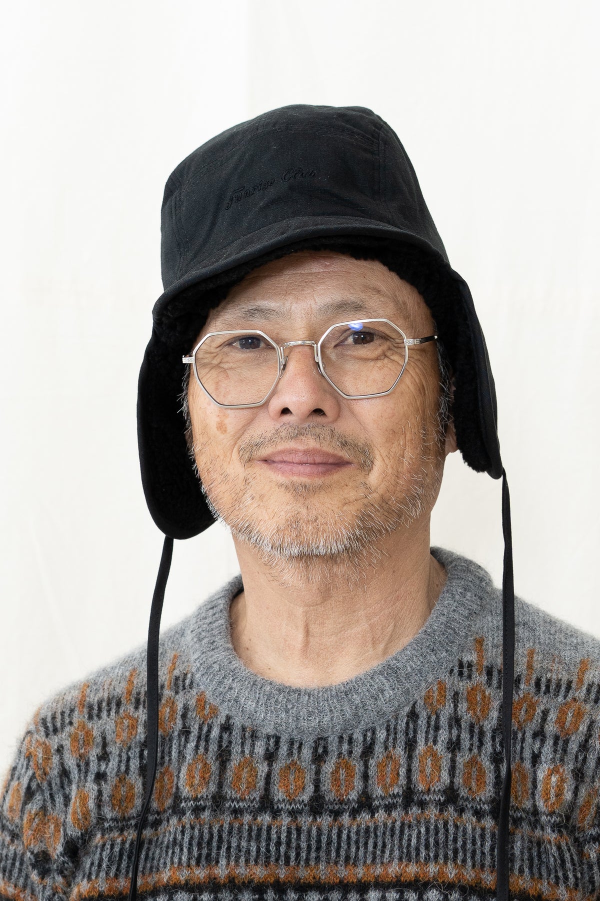 Kappy Reversible Trooper Hat in Black