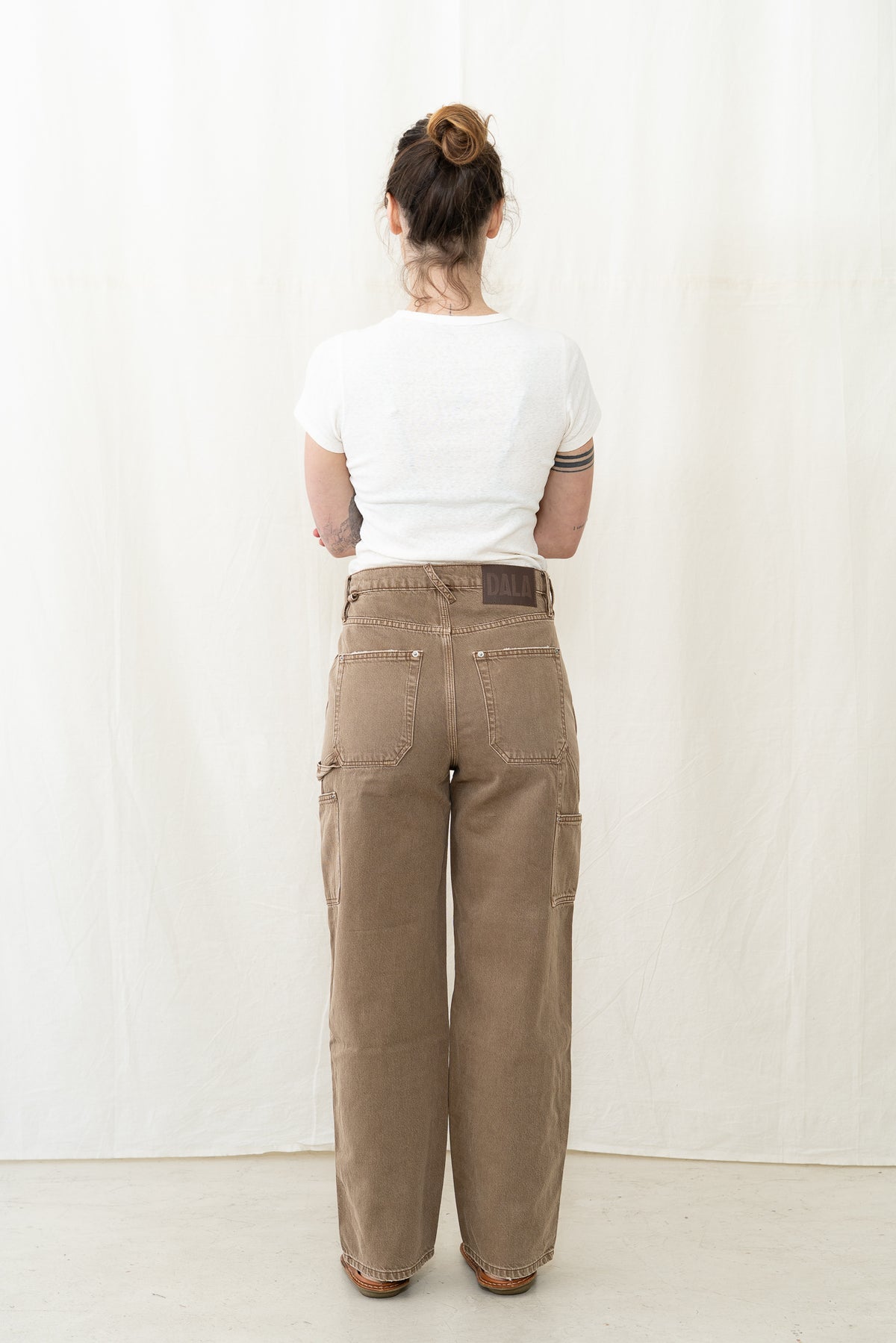 DALA Dove Carpenter Pant in Oak Brown