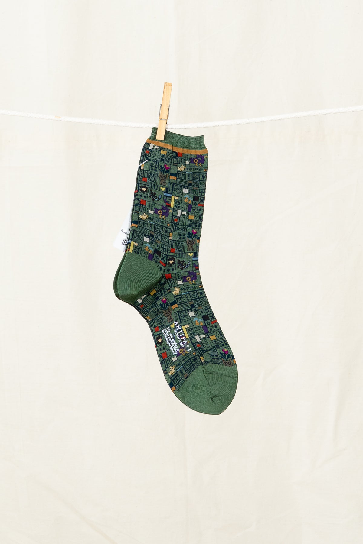 Antipast Women's Mosaic Tile Socks