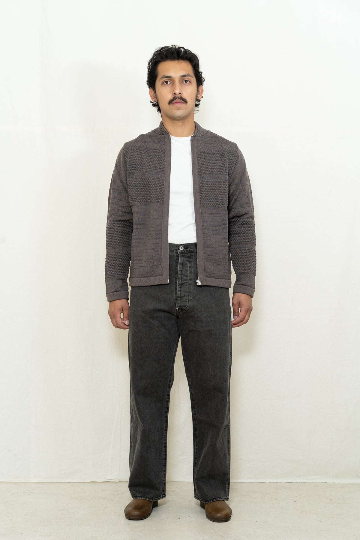 S.N.S. Herning Fisherman III Zip in Terra Brown