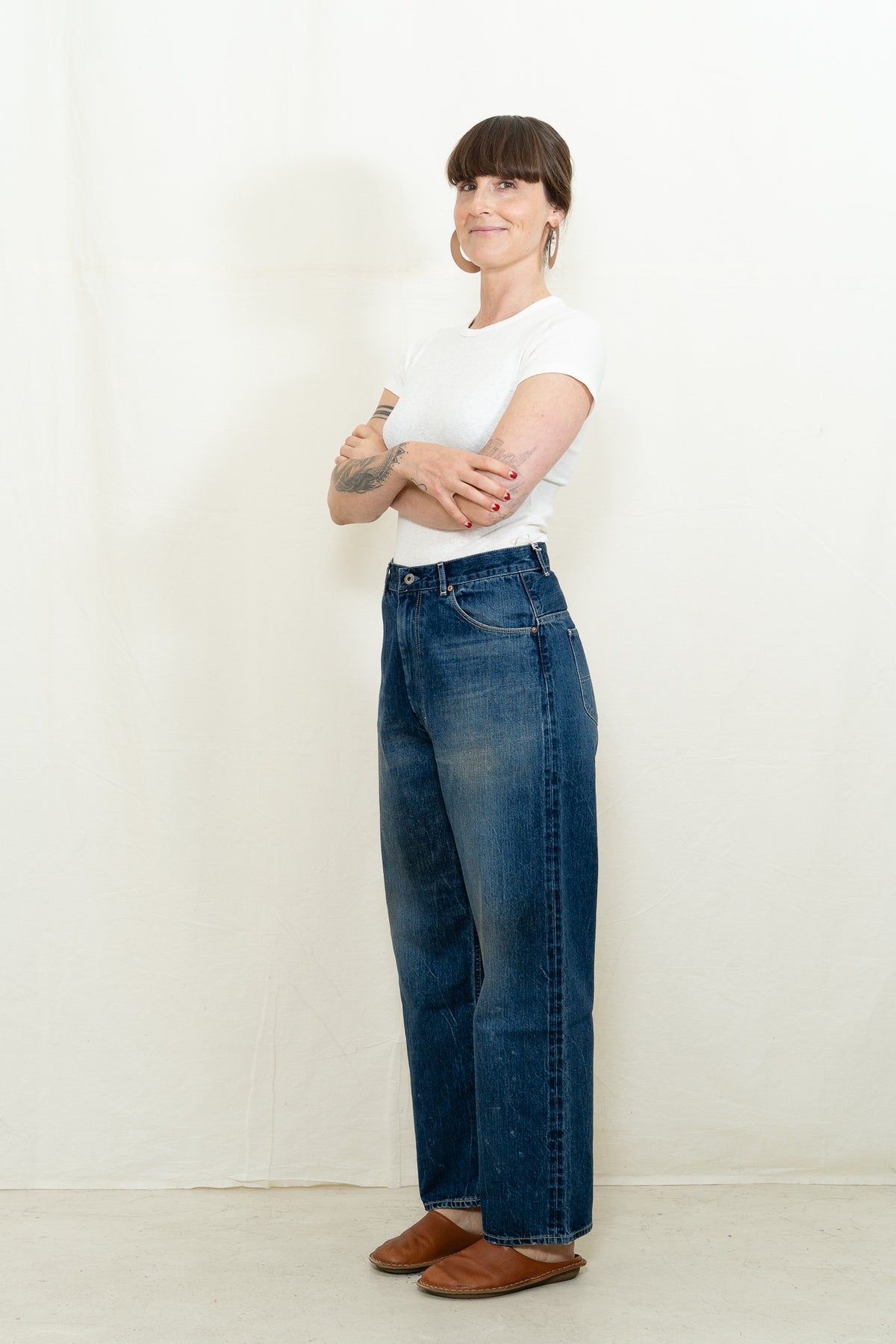 Chimala Denim Ranch Pants in Dark Wash