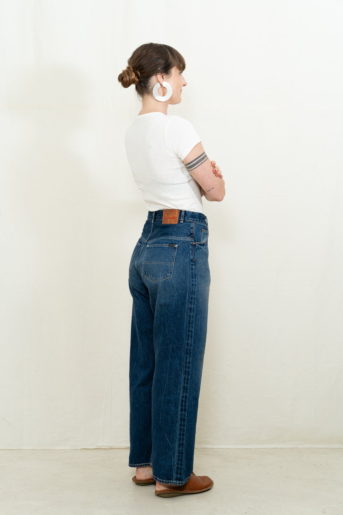 Chimala Denim Ranch Pants in Dark Wash