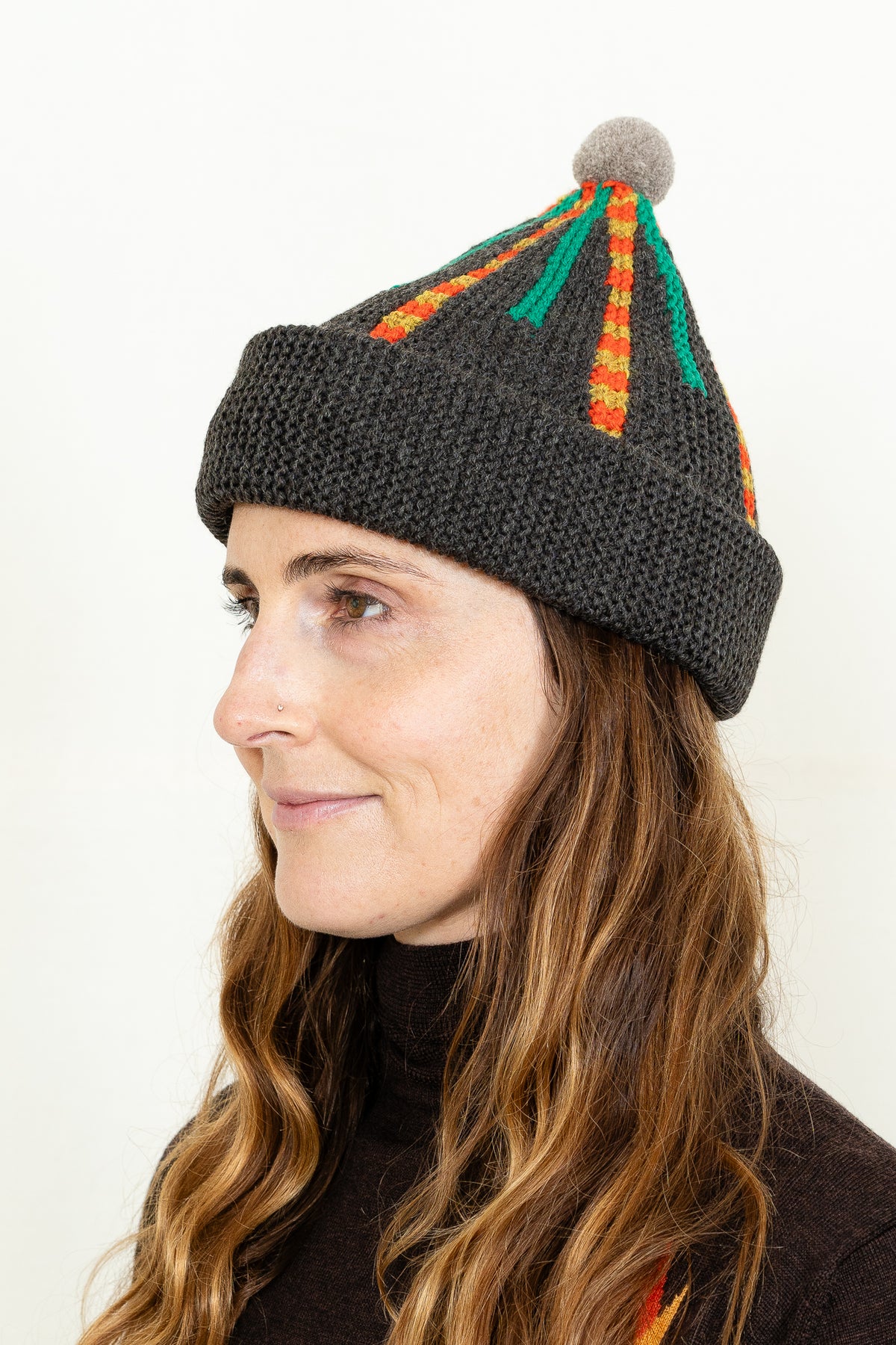 DEGEN Star Beanie in Walnut