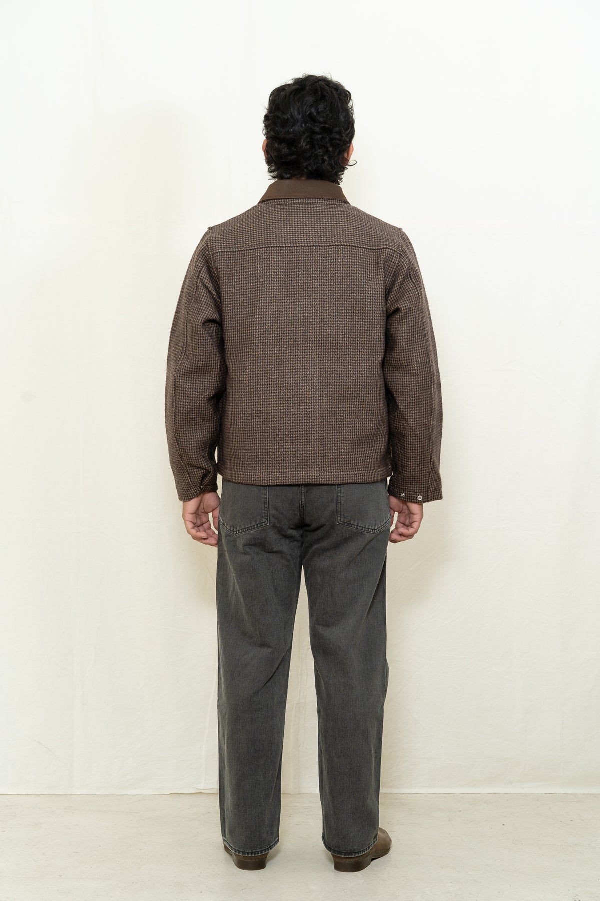 Far Afield Josef Jacket in Brown Check