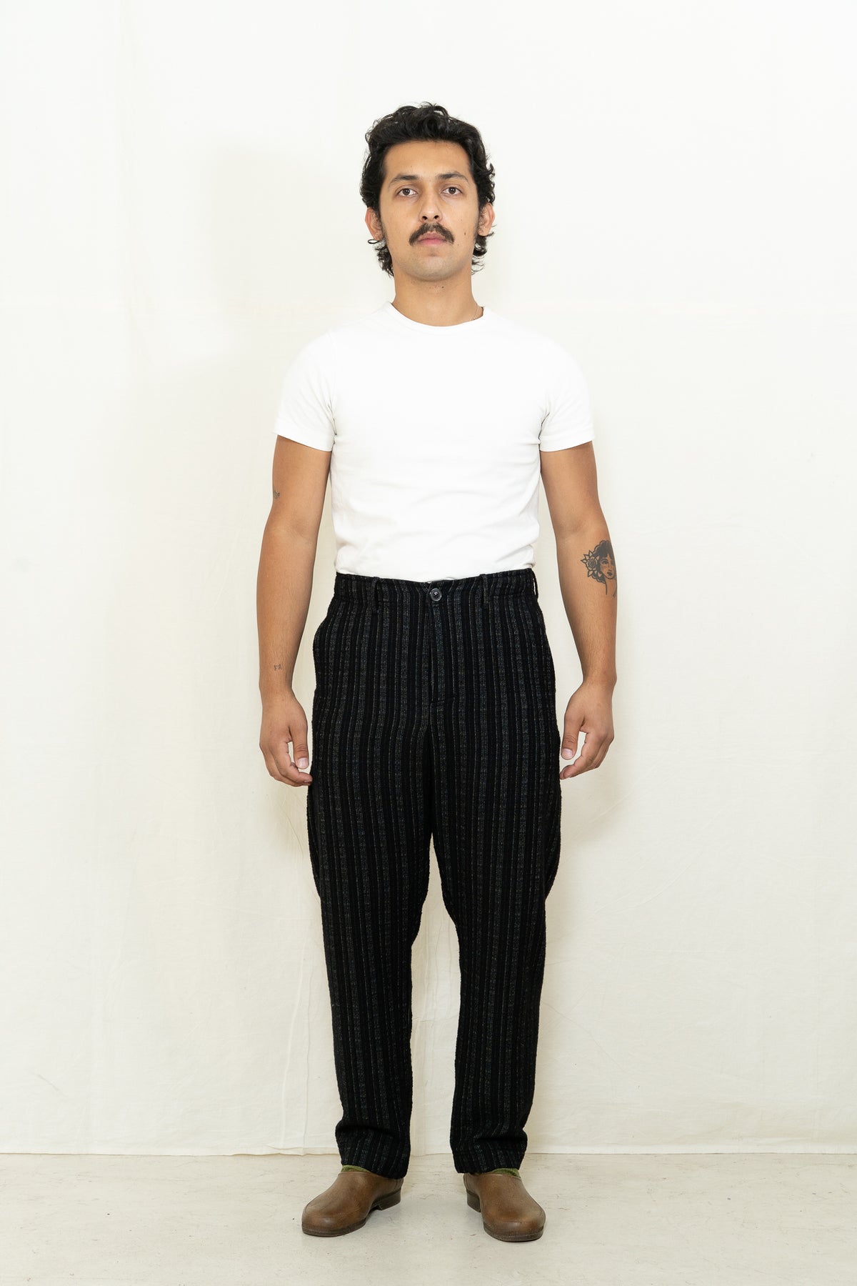 HANSEN Trygve Pant in Black 'n' White