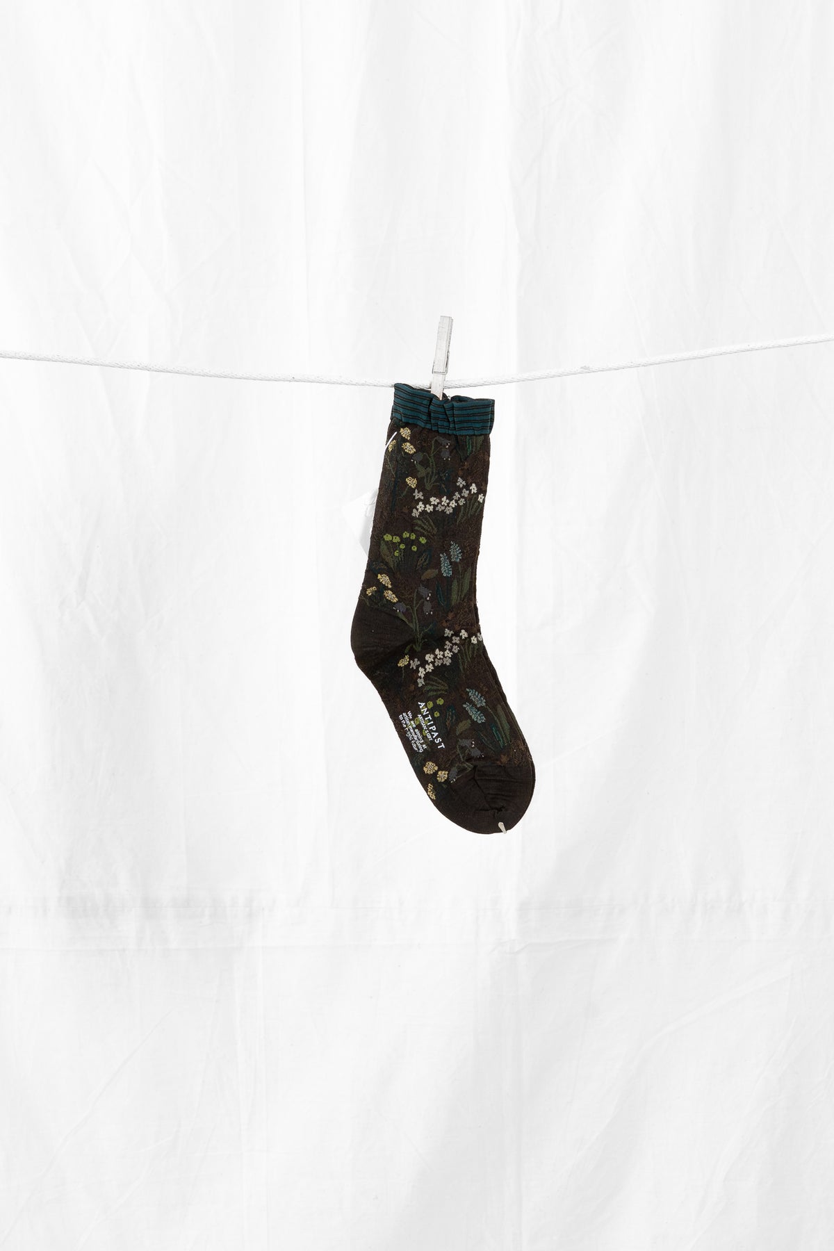 Antipast Morris' Garden Women's Socks - Dark Brown