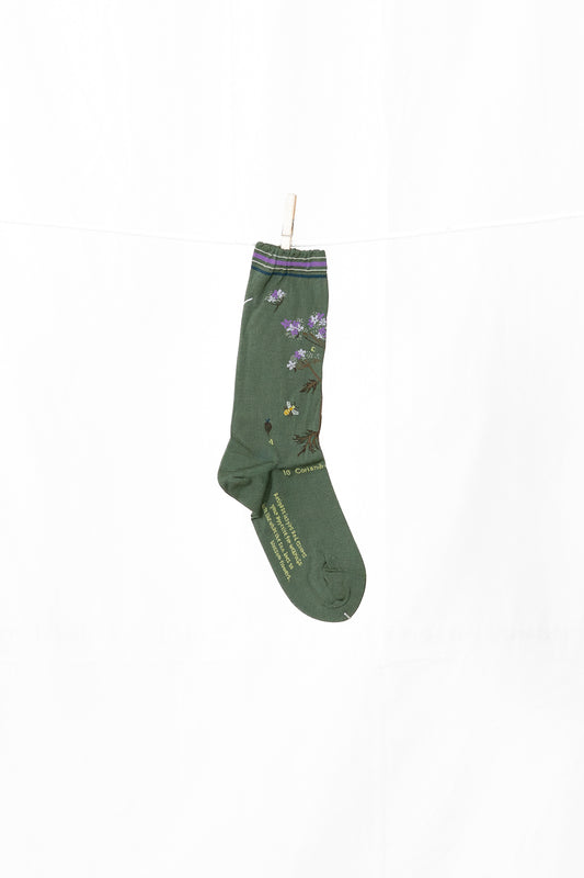 Antipast Botanical XII Women's Socks - Green