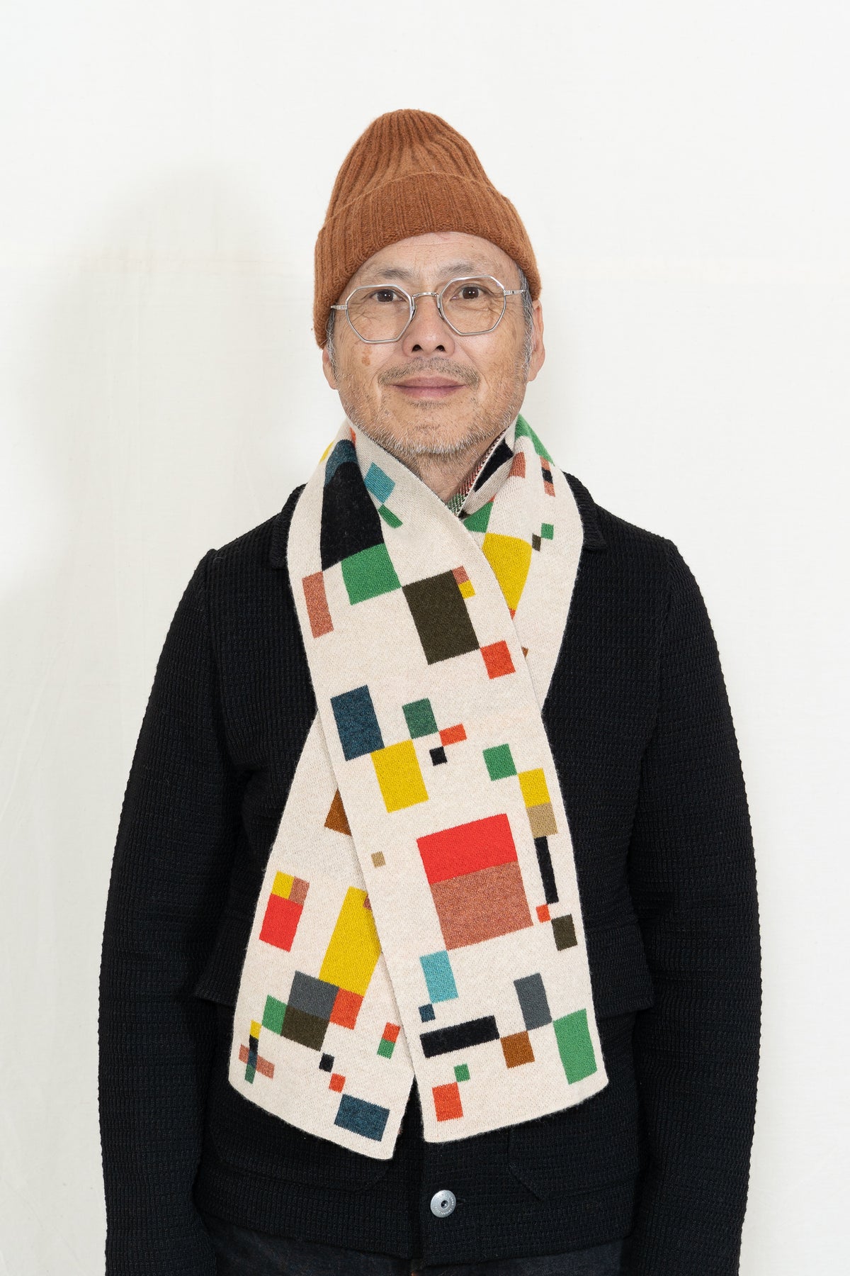 Jo Gordon Small Squares & Rectangles Scarf
