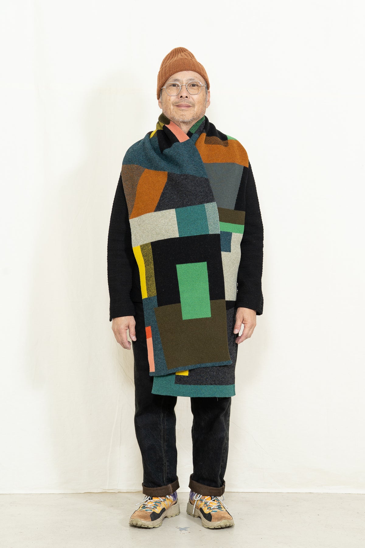 Jo Gordon Large Field Scarf in Multicolor