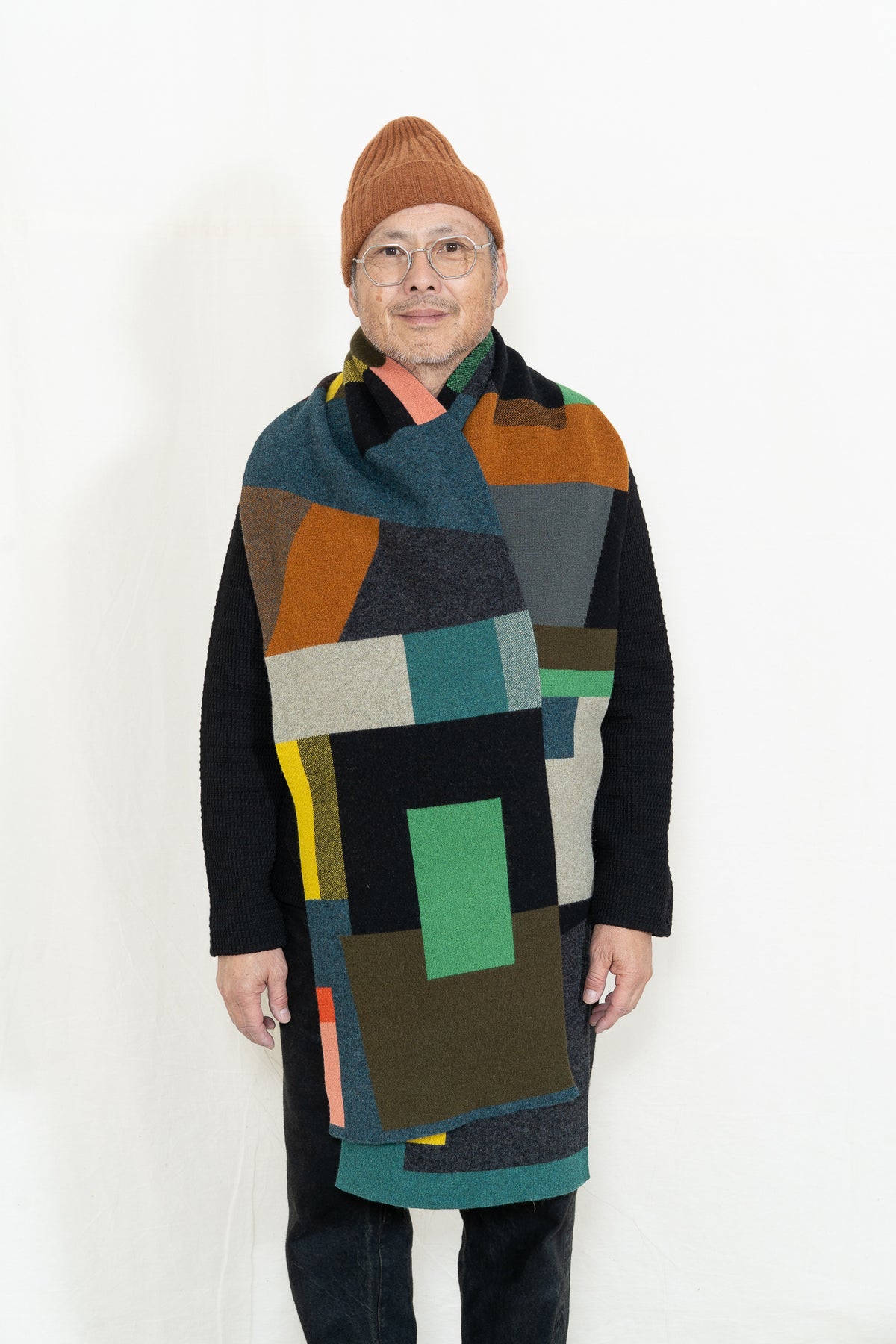 Jo Gordon Large Field Scarf in Multicolor