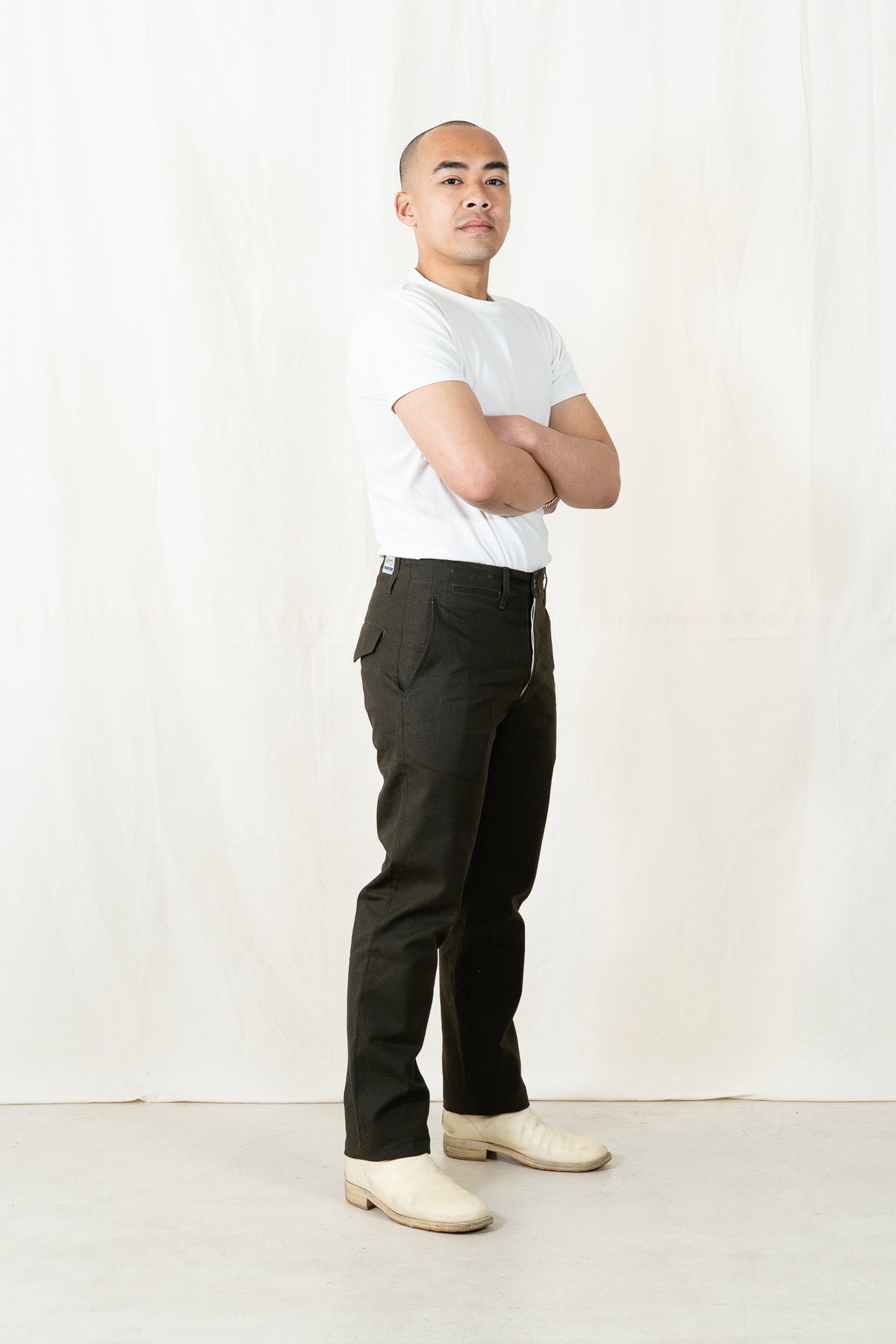 Blue Blanket P23 IT 19 Classic Military Trouser