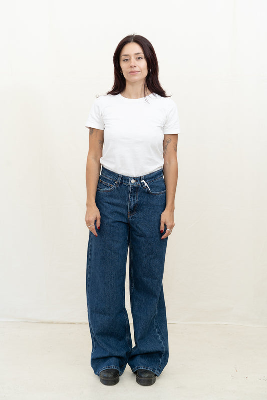 DALA Sling Jean in Flat Blue
