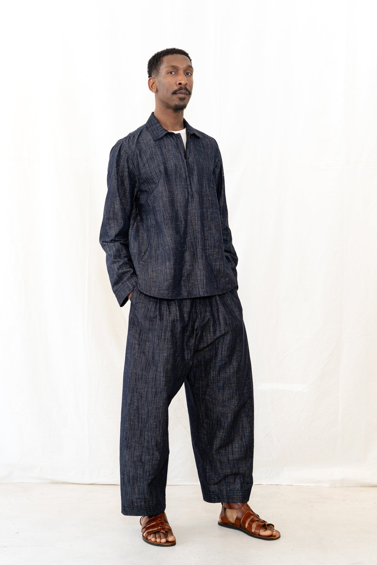 HANSEN Bruno Jacket in Washed Navy