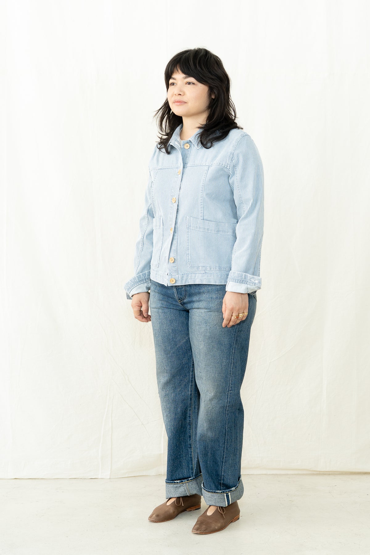 Armor-Lux Women's Striped Fisherman's Jacket