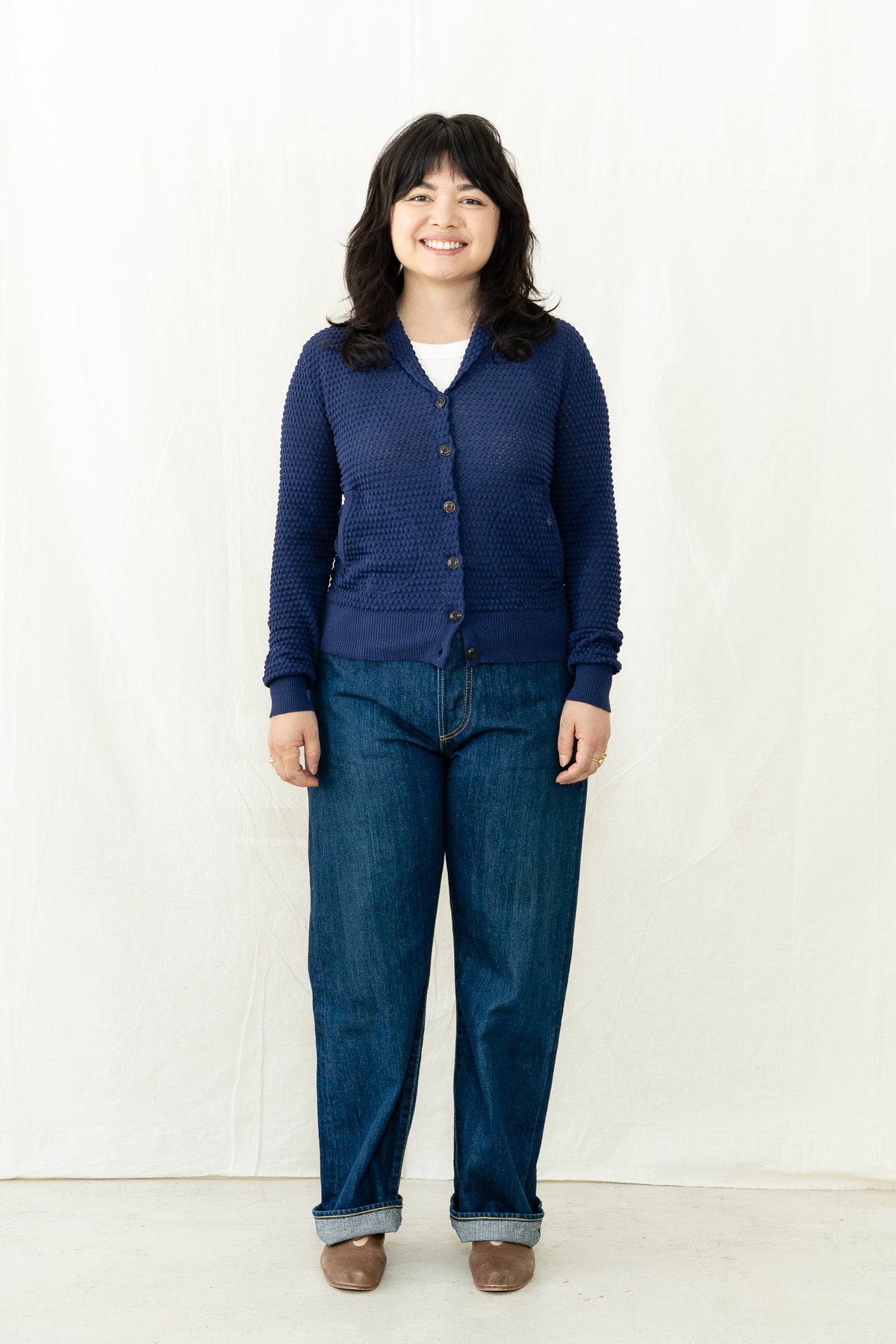 GRP TEC 2/14 Women's Shawl Collar Cardigan