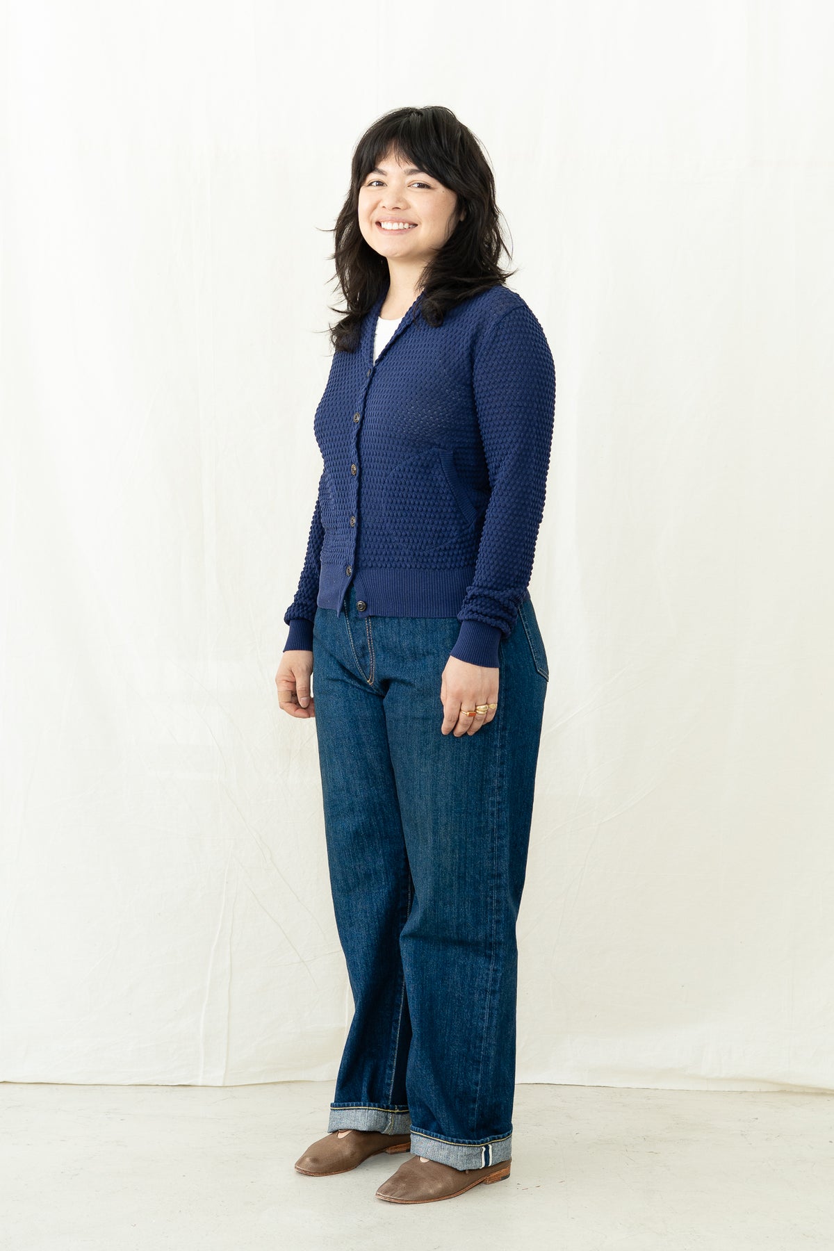 GRP TEC 2/14 Women's Shawl Collar Cardigan