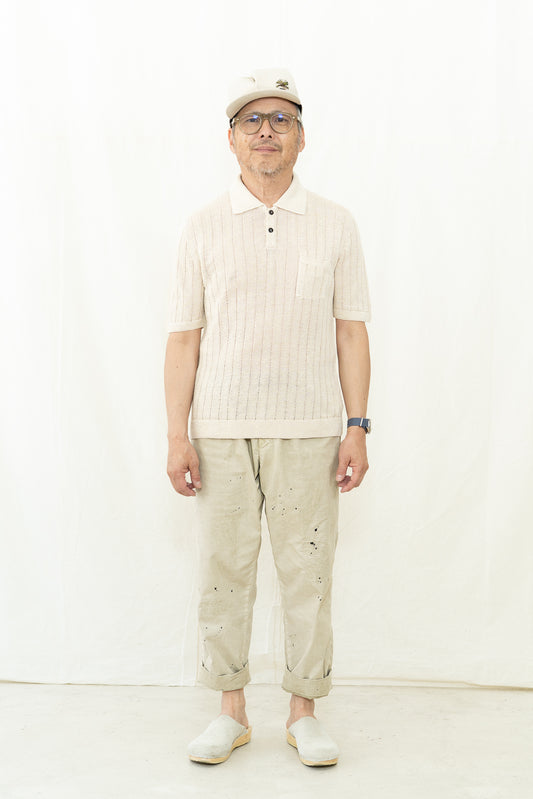 Casa Isaac CC15 Linen Polo Shirt