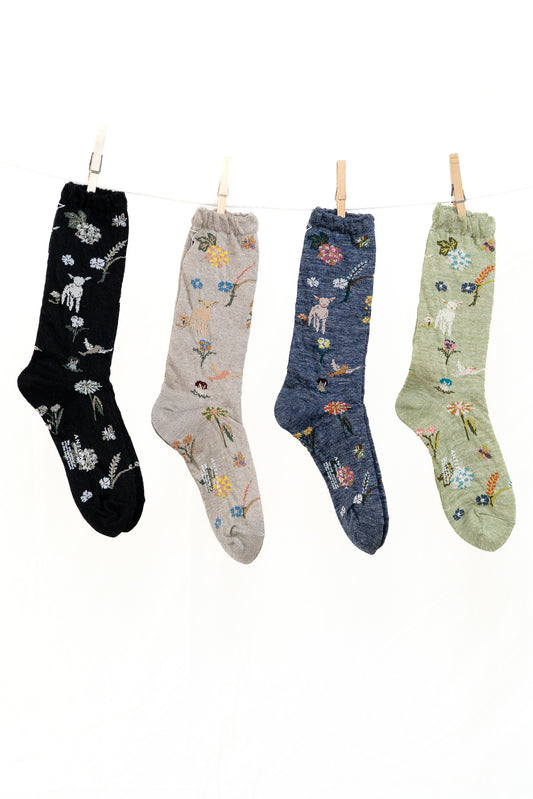 Antipast Garden Flower Women's Socks