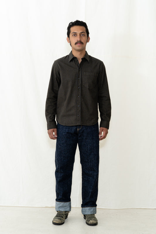 HANSEN Raymond Shirt in Dark Check