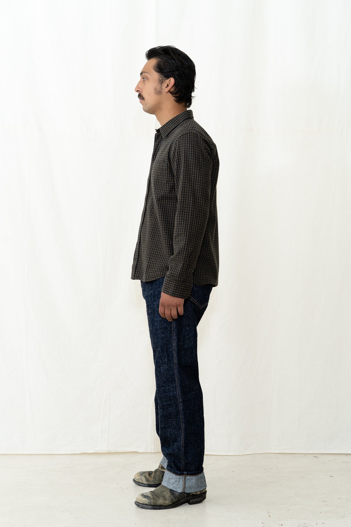 HANSEN Raymond Shirt in Dark Check