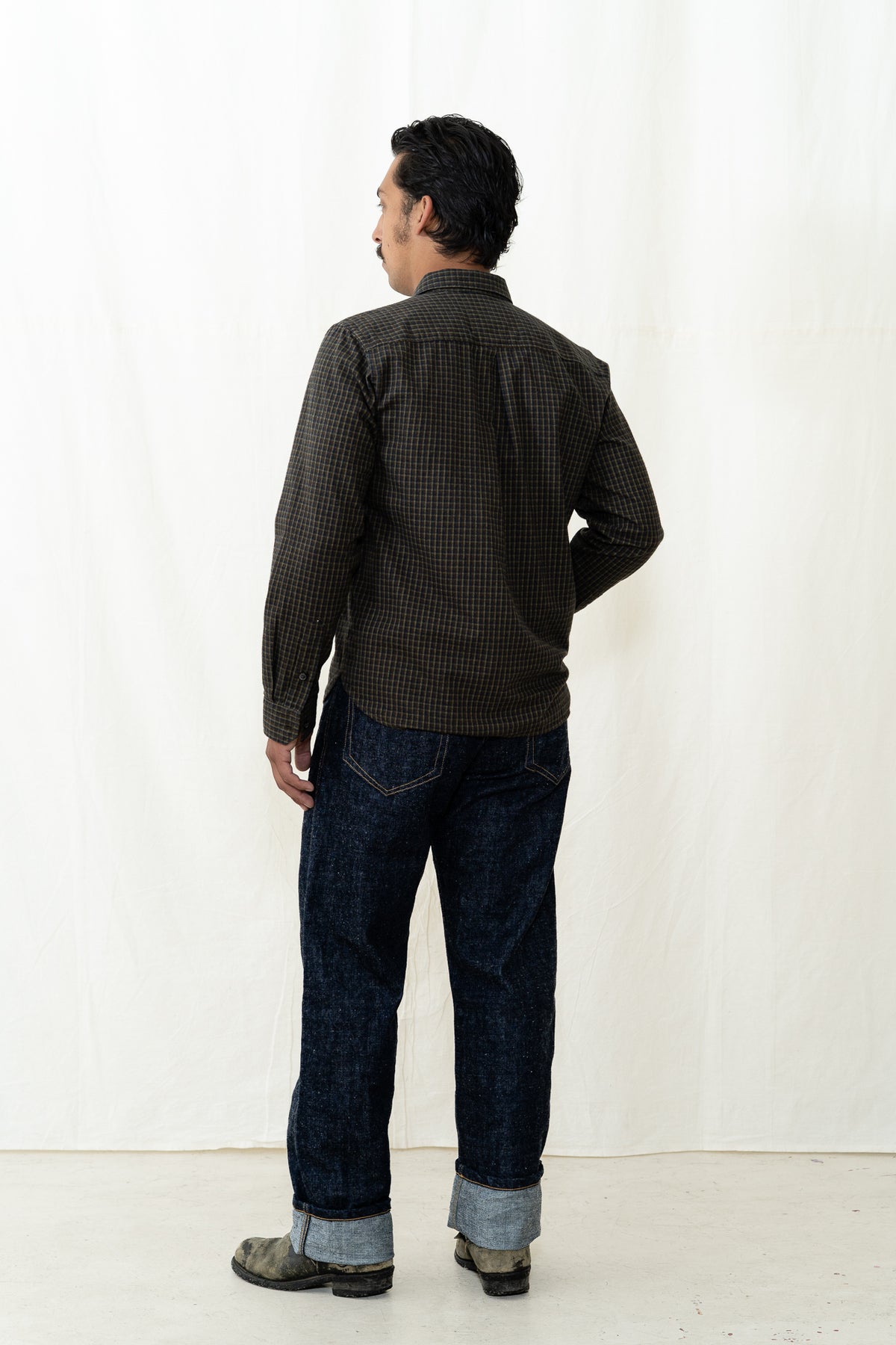 HANSEN Raymond Shirt in Dark Check