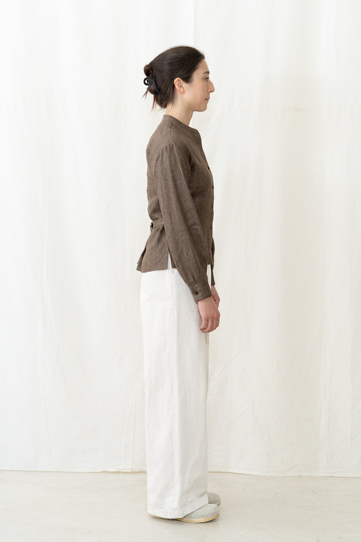 HYE SUN MUN Edith Belted Shirt