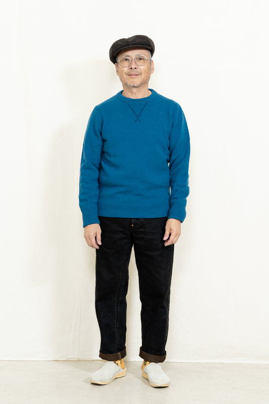 GRP TEC RA7 Crewneck Sweater in Dark Oil