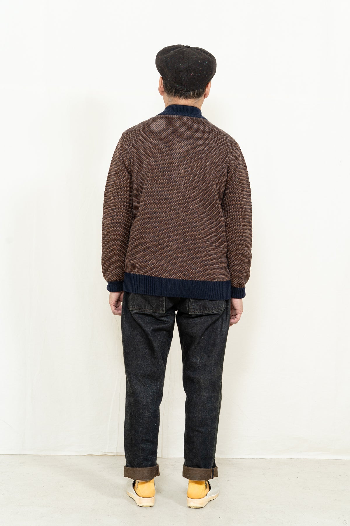 GRP ART. TEC6BIC Zip Jacket in Blue-Rust