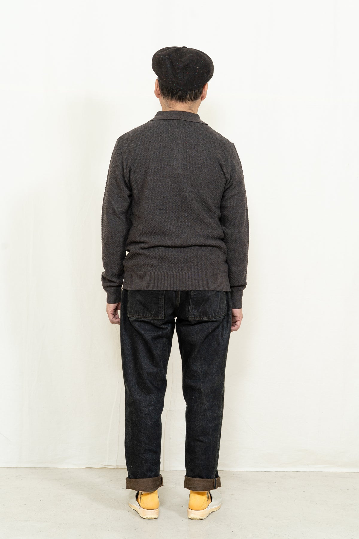 GRP ART. TEC103 L/S Polo in Brown